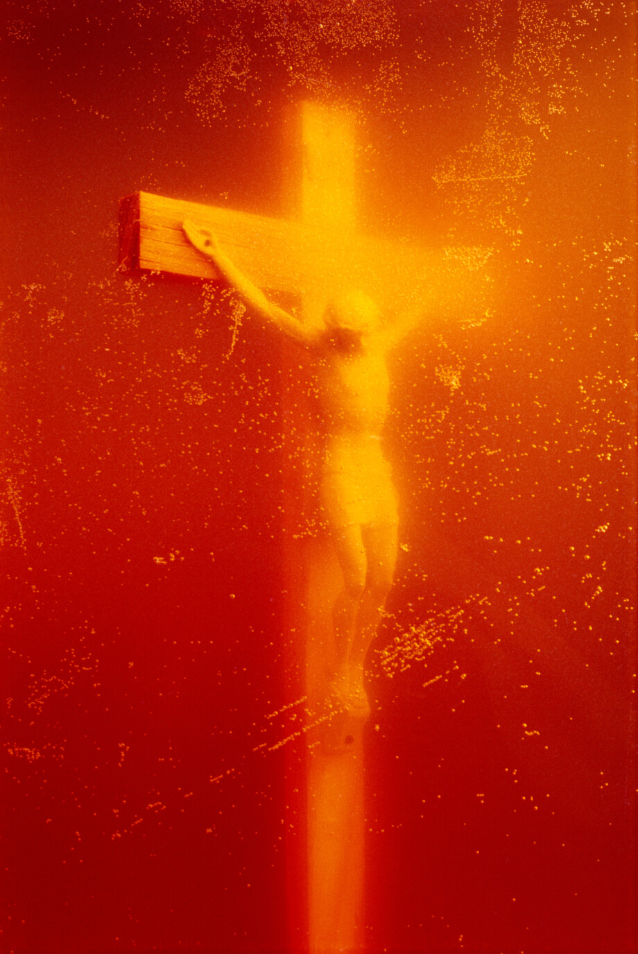 Piss Christ by artist Andres Serrano.